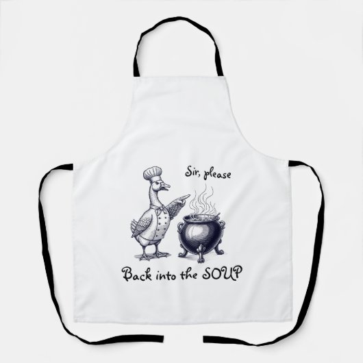 Funny Cooking  for Chef All-Over Print Apron Schort (Voorkant)