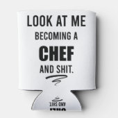 Funny Cooking Gift for Chef Funny Chef Shirt Blikjeskoeler (Achterkant)