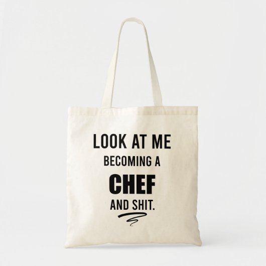 Funny Cooking Gift for Chef Funny Chef Shirt Tote Bag (Voorkant)