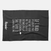 Funny Cooking Gift For Him Teen Boys Men Chef Cook Theedoek (Horizontaal)