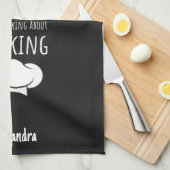 Funny Cooking Gifts Chefs Cooks Men Women Custom Theedoek (Quarter Fold)