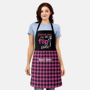 Funny Cooking Pun Flip Side Black Pink Pset Schort