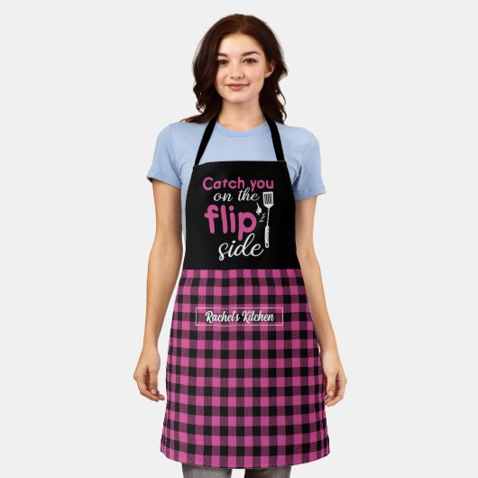 Funny Cooking Pun Flip Side Black Pink Pset Schort (Gedragen)