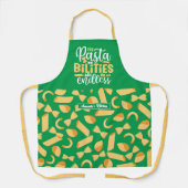 Funny Cooking Pun Italiaanse voedselkaas pastea Pa Schort (Voorkant)