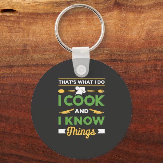 Funny Cooking Sleutelhanger (Voorkant)