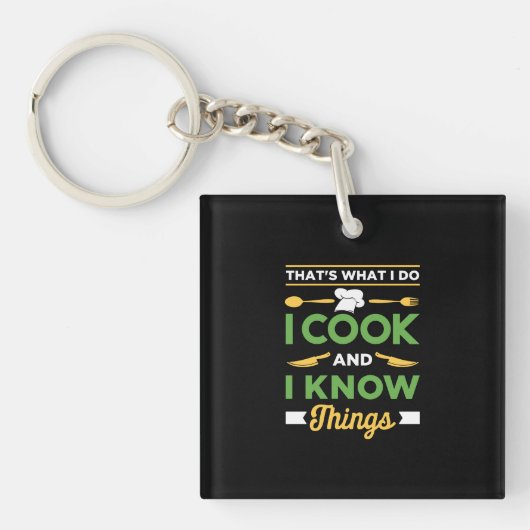 Funny Cooking Sleutelhanger (voorkant)