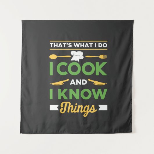 Funny Cooking Wandkleed (Voorkant)