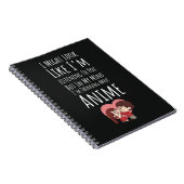 Funny Cool Anime Gifts Japan Japanese Kawaii Notitieboek (Rechterzijde)