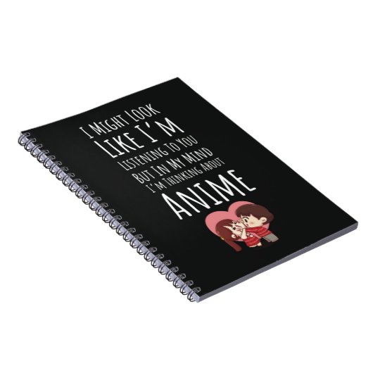 Funny Cool Anime Gifts Japan Japanese Kawaii Notitieboek (Rechterzijde)