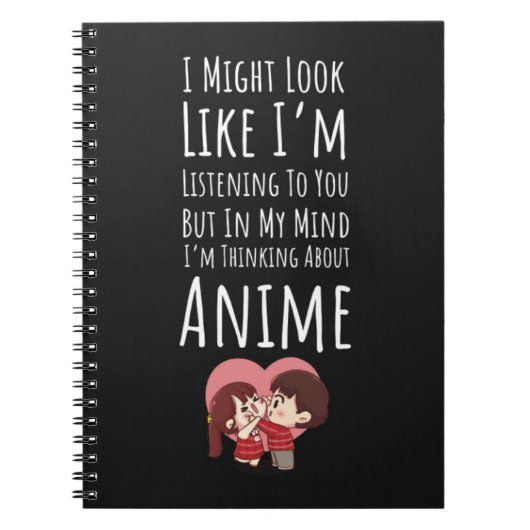 Funny Cool Anime Gifts Japan Japanese Kawaii Notitieboek (Voorkant)