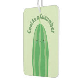 Funny Cool as a Cucumber Cute Foodie Pun Joke Luchtverfrisser (Links)