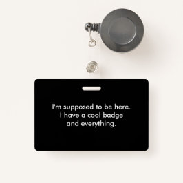 Funny Cool Badge en Alles
