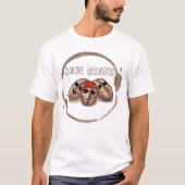 Funny Cool Beans Coffee Enthusiast Graphic T-shirt (Voorkant)