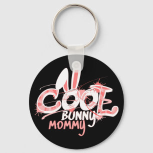 Funny Cool Bunny MMammammie Rabbit Design Sleutelhanger