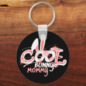 Funny Cool Bunny MMammammie Rabbit Design Sleutelhanger (Voorkant)