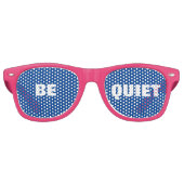 Funny Cool Capture Be Quiet Retro Sunbril Retro Zonnebril (Voorkant)