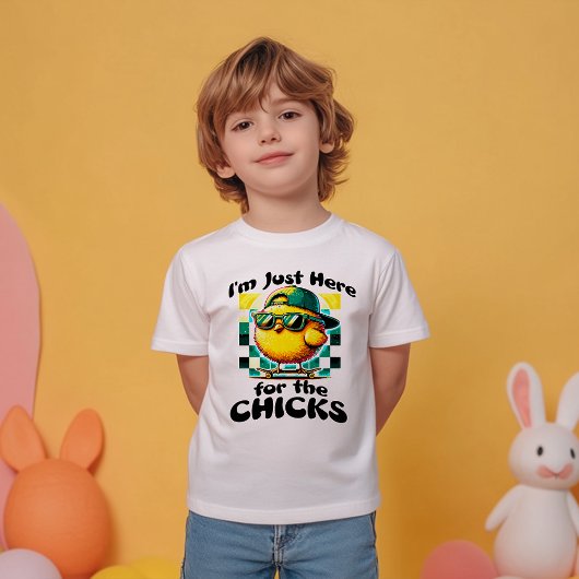 Funny Cool Chick Gezegde Boys Kinder Shirts