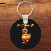 Funny Cool Chicken Sungles Caw F Humor For Men Wom Sleutelhanger (Voorkant)
