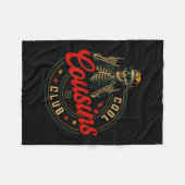 Funny Cool Cousins Club Shirt Cousin Crew Skeleton Fleece Deken (Voorkant (Horizontaal))