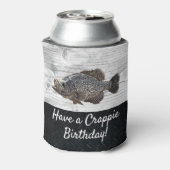 Funny Cool Crappie Vist Birthday Pun Blikjeskoeler (Blikje Achterkant)