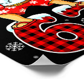 Funny Cool Dabbing Santa Hawaii 67 Meme Christmas Poster (Hoek)