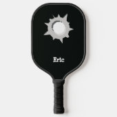 Funny Cool Design One Hole Personal Name Pickleball Paddle (Voorkant)
