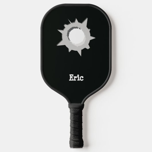 Funny Cool Design One Hole Personal Name Pickleball Paddle (Voorkant)