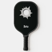 Funny Cool Design One Hole Personal Name Pickleball Paddle (Achterkant)