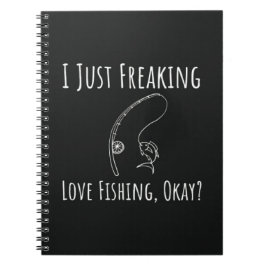 Funny Cool Fishing Gifts Fisherman Angler Humor Notitieboek