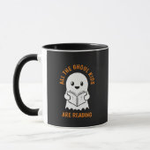 Funny Cool Ghost GHOUL Kinder zijn Reading Mok (Links)