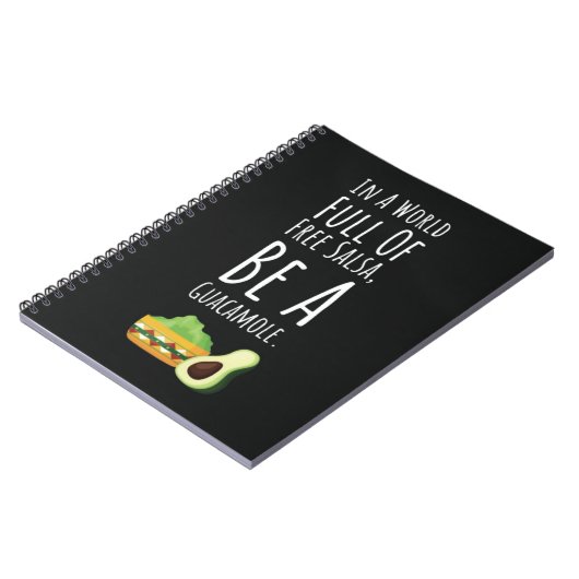 Funny Cool Gifts For Guacamole Lovers Cute Avocado Notitieboek (Linkerzijde)