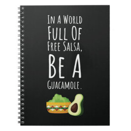 Funny Cool Gifts For Guacamole Lovers Cute Avocado Notitieboek