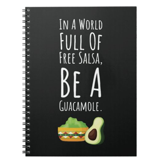 Funny Cool Gifts For Guacamole Lovers Cute Avocado Notitieboek (Voorkant)