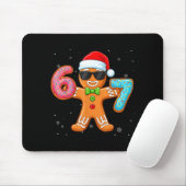 Funny Cool Gingerbread Six Seven 67 Ice Cream Drip Muismat (Met muis)