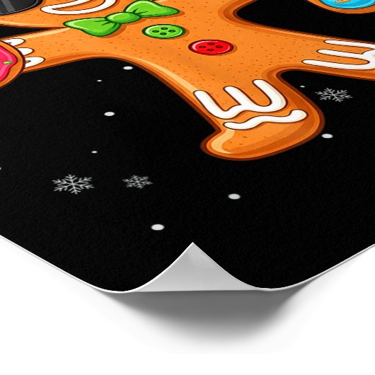 Funny Cool Gingerbread Six Seven 67 Ice Cream Drip Poster (Hoek)