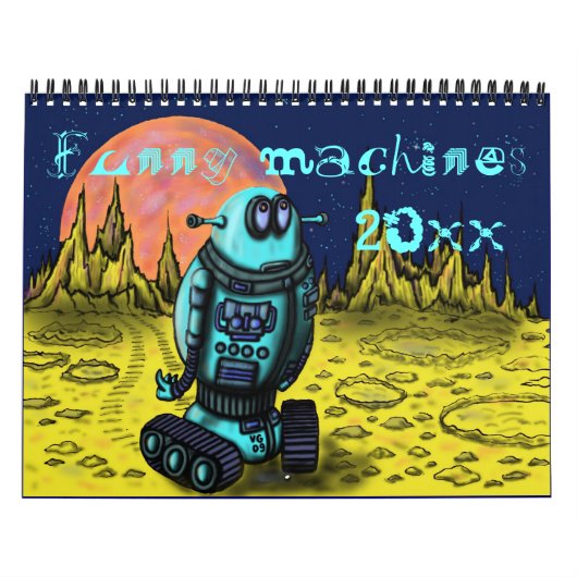 Funny cool machines 2016 kalender design (Hoes)
