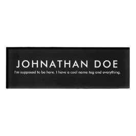 Funny Cool Name Tag en Alles