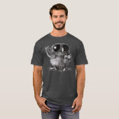 Funny Cool Owl T-shirt (Voorkant volledig)