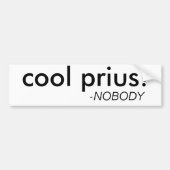 Funny "Cool Prius"-Bumpersticker Bumpersticker (Voorkant)