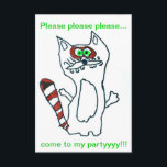Funny Cool Raccoon - Cute Animal Birthday Friend<br><div class="desc">Mr Raccoon is een cool personage,  ontworpen door mijn dochter van 9u. Hij is super schattig,  grappig en gewoon schattig.</div>
