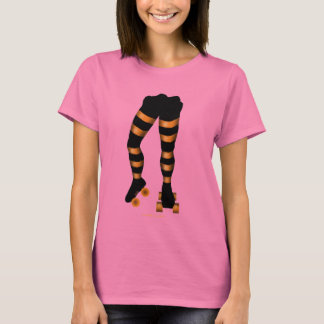 Funny cool roller skater t-shirt design