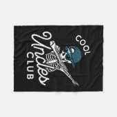 Funny Cool Uncles Club Shirt Funny Skeleton Uncle  Fleece Deken (Voorkant (Horizontaal))