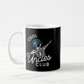Funny Cool Uncles Club Shirt Funny Skeleton Uncle  Koffiemok (Links)