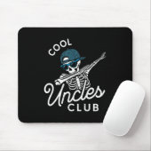 Funny Cool Uncles Club Shirt Funny Skeleton Uncle  Muismat (Met muis)