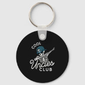 Funny Cool Uncles Club Shirt Funny Skeleton Uncle  Sleutelhanger (Voorkant)