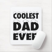 Funny Coolest Dad Ever Father's Day Mouse Pad Muismat (Met muis)