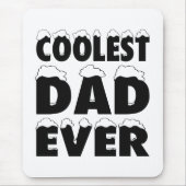 Funny Coolest Dad Ever Father's Day Mouse Pad Muismat (Voorkant)