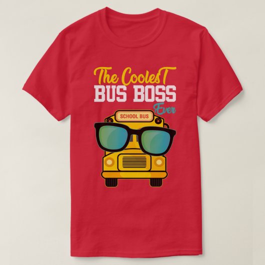 Funny coolste waardering van het schoolbuskaartje t-shirt (Design voorkant)
