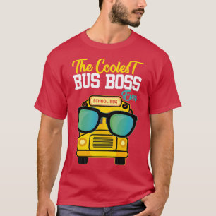 Funny coolste waardering van het schoolbuskaartje t-shirt