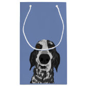 Funny Coonhound Gift tas Klein Cadeauzakje (Achterkant)